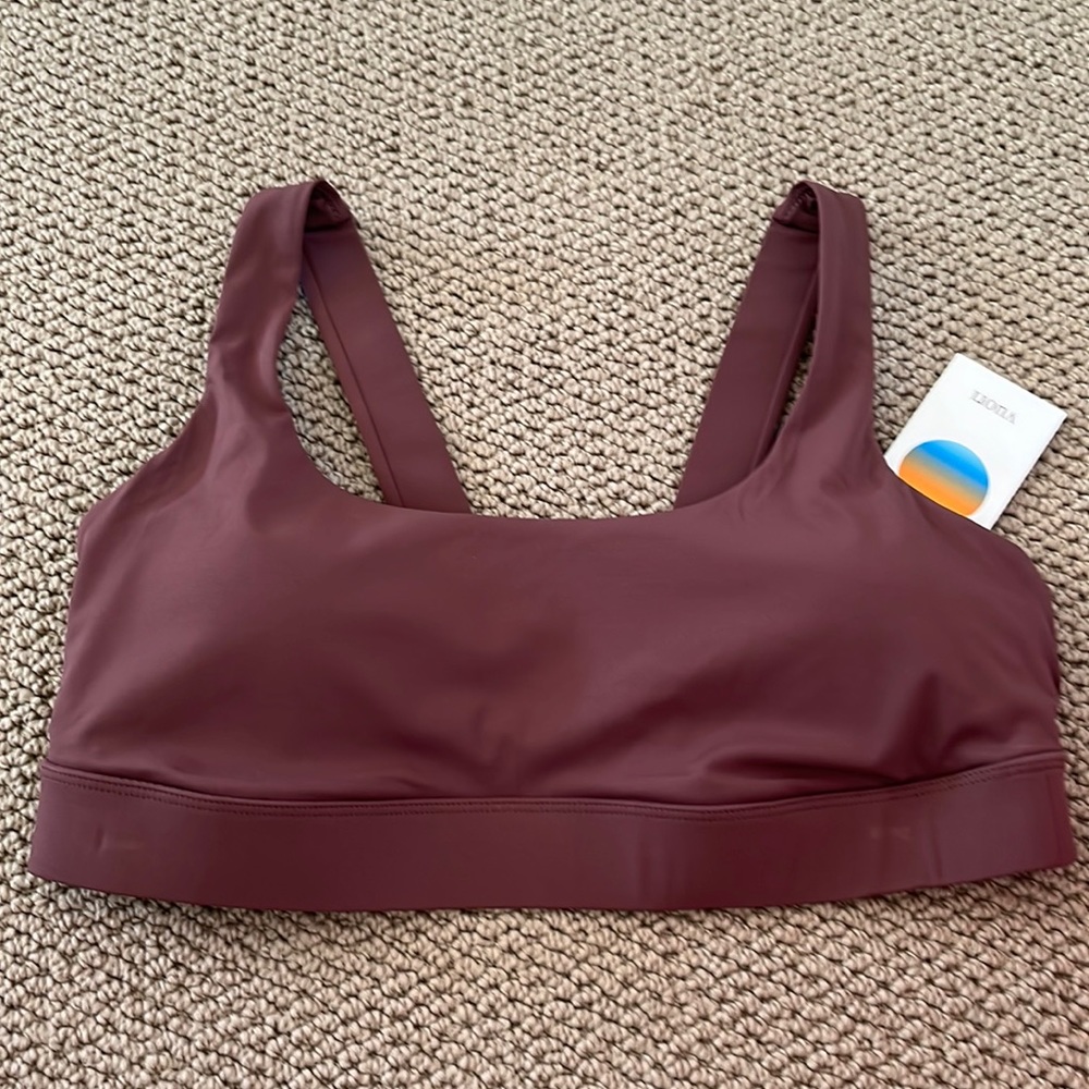 Vuori Burgundy Sports Bra